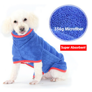 Microfiber Dog Bathrobe