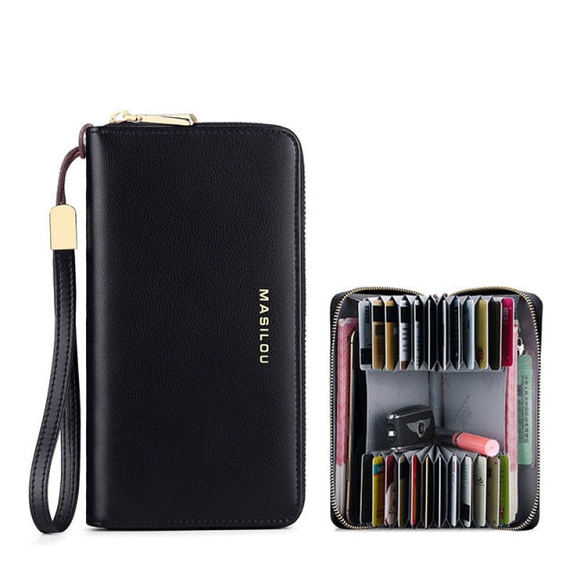 Genuine Leather Wallets Multi-function