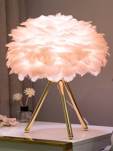 Beautiful Feather Lamp